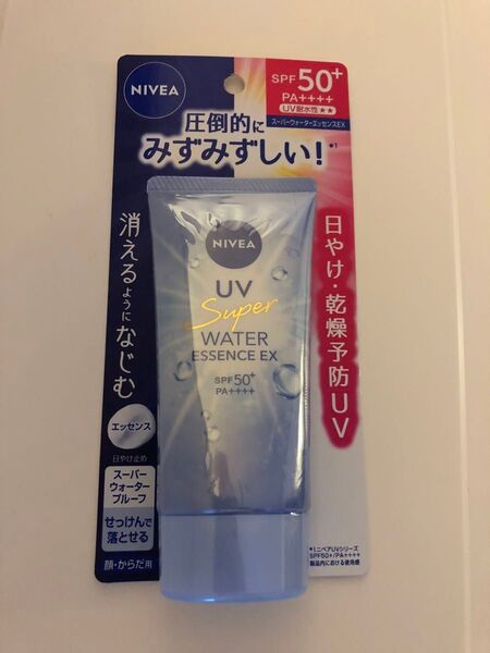 ニベア 日焼け止め スーパーウォータージェルEX 80g 1本 SPF50+ PA++++