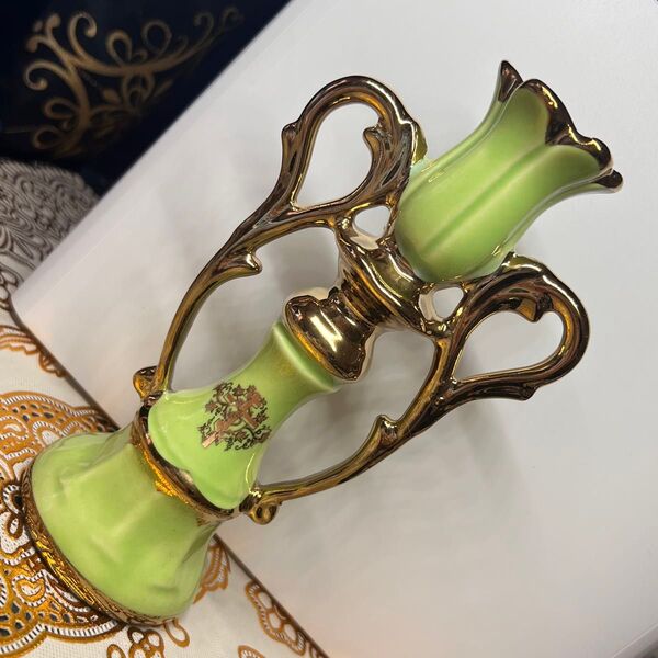 燭台 蝋燭 キャンドル スタンド セラミック 未使用