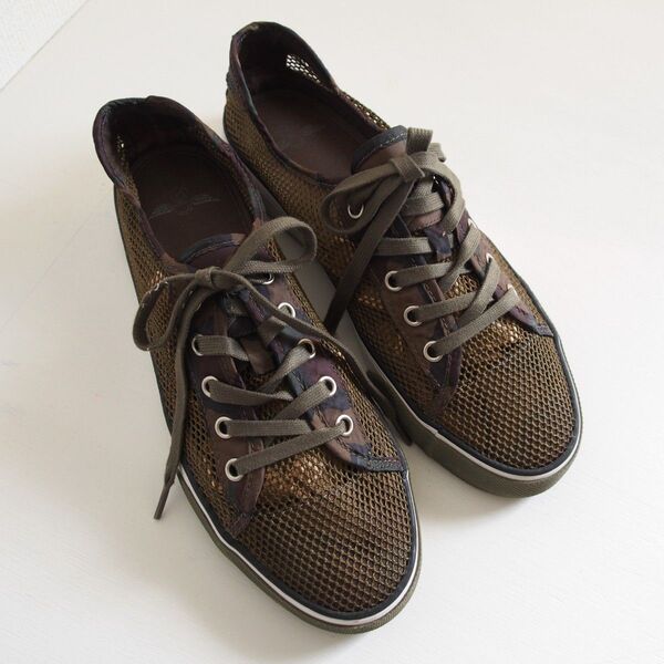 CREATIVE RECREATION メッシュ カーキ スニーカー zara adidas nike