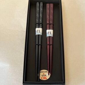 若狭塗 箸■夫婦箸 浮雲【2膳】★国産★■天然木■食洗機対応