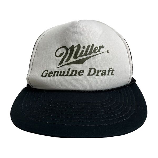 【キャップ/帽子】MIller Genuine Draft (ミラービール) アメリカンビール American Beer