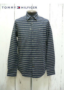 特価★在庫限り トミーヒルフィガー ボーダー 長袖シャツ TOMMY HILFIGER BORDER SHIRTS トミー アメリカ直輸入 (8660XS) 