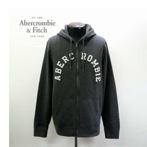 US正規/M★アバクロンビー＆フィッチ フルジップスウェットパーカー Abercrombie&Fitch FULLZIP HOODIE 175-122-0070-015 アバクロ (9283) _画像1