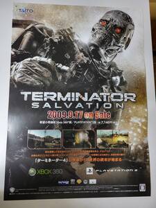 TERMINATOR SALVATION ターミネーター サルベーション / B2ポスター / PS3/XBOX360 / 0829-2