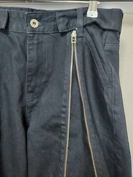デニム カーゴ バミューダパンツ ジッパー付き EU 36 (JP 29) ザラ ZARA 2024年 短パン ショーツ 黒