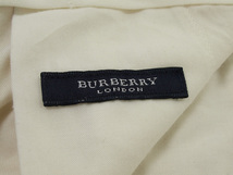 美品★BURBERRY LONDON*バーバリーロンドン★オフ白★春夏秋★ストレート*スラックス*コットンパンツ★76/メンズ★ゴルフ*スポーツにも_画像4