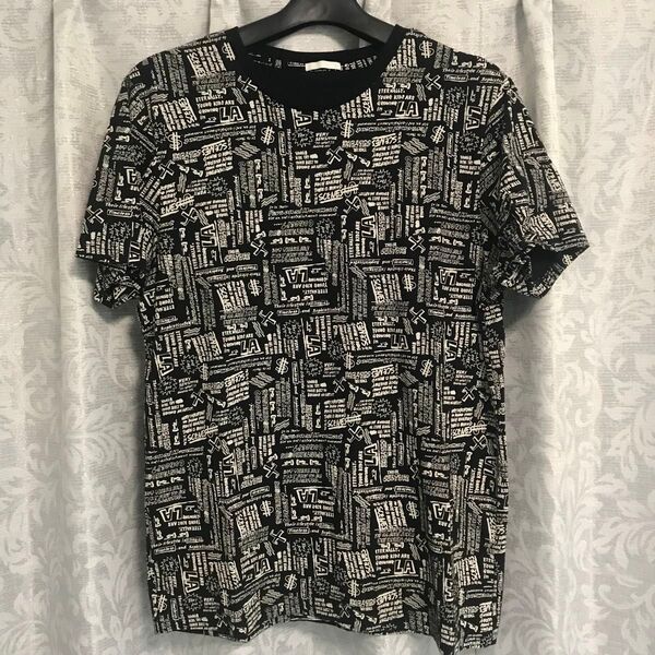 メンズ!美品!GU*Uネック半袖Tシャツ*Lサイズ