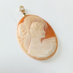 シェルカメオ ペンダント