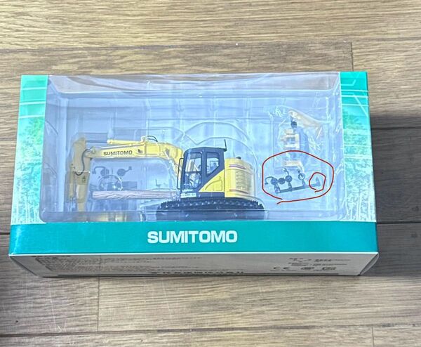 住友建機 ショベルSH135X‐7ストロークハーベスタ&グラップル仕様1/50