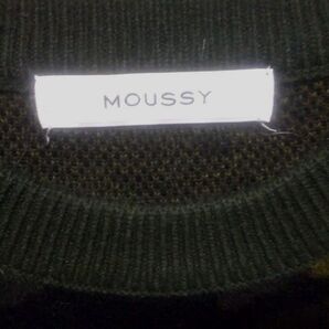MOUSSY◇レディースニット迷彩カモ柄◇