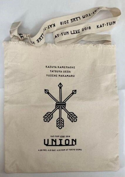 KAT-TUN UNION(ユニオン)トートバッグ ツアーバック B