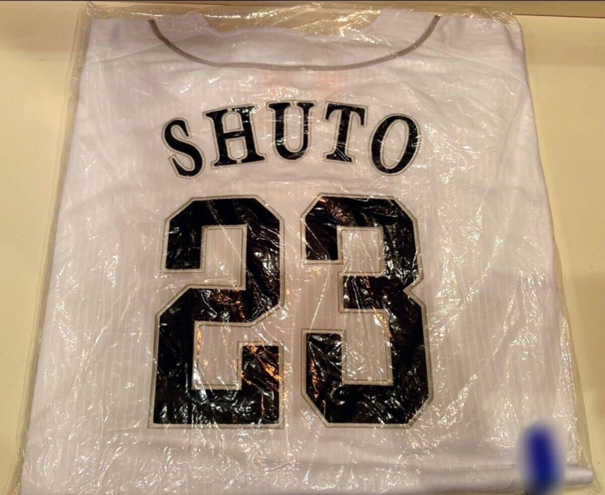 福岡ソフトバンクホークス レプリカユニフォーム 周東右京選手 L 福岡ソフトバンクホークス レプリカユニフォーム 周東右京選手 L