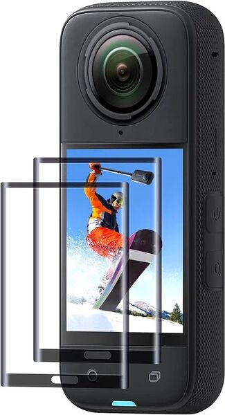 インスタ360 X4 保護 フィルム for Insta360 X4 ガラスフィルム 【2セット】,insta360 X4専用 強