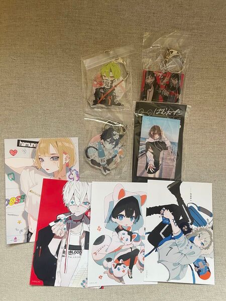 さくしゃ2 はむねずこ 缶バッジ ブロマイド アクキー
