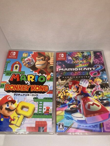 新品ビニール付き マリオカート8デラックス マリオvsドンキーコング