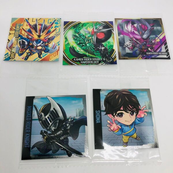 仮面ライダー にふぉるめーしょん シールウエハース vol.2 KR2-2 レインボーガッチャード UR その他 5枚セット②