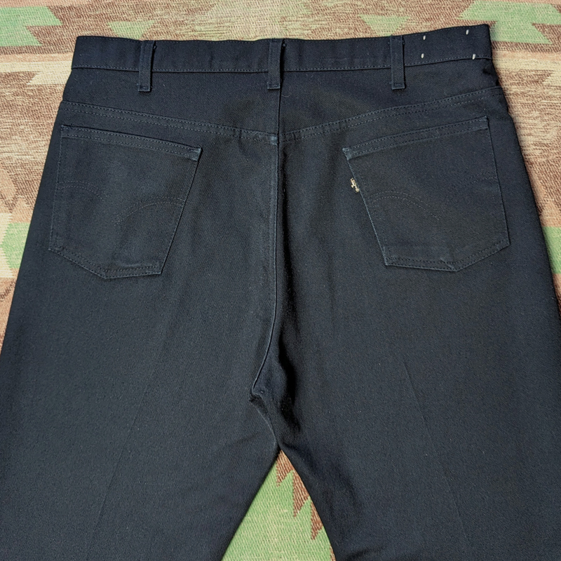 黒 【リーバイス】 80s STA-PREST 519 / 80年代 スタプレ パンツ W38L29.5 ブラック スタプレスト ジーンズ アメリカ製 ビンテージ 70s90s
