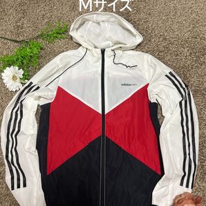 アディダスネオ adidasneo ナイロンウインドブレーカーM