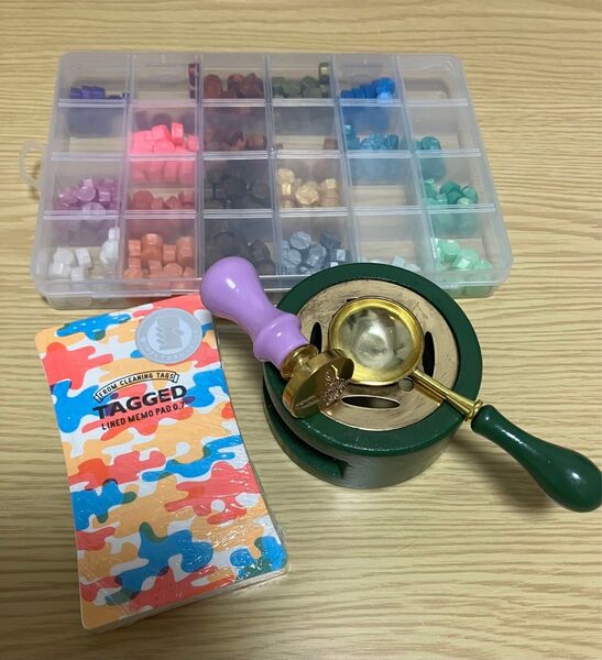 シーリングスタンプ メモ帳 文具 スタンプ
