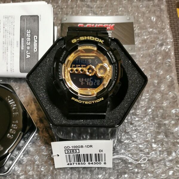 メンズ G-SHOCK ブラック×ゴールド