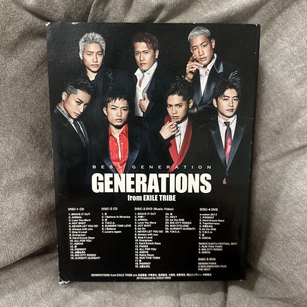 GENERATIONS from EXILE TRIBE 2CD+3DVD/BEST GENERATION
