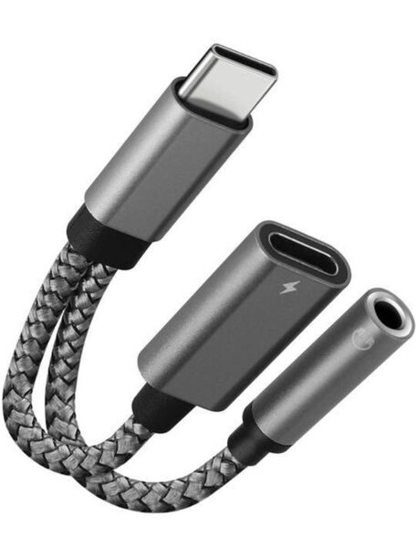 2 In1 タイプC イヤホン 変換アダプタ type c イヤホン変換ケーブル