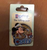 新品 WDW ミッキー ダッフィー ピンバッチ ディズニー