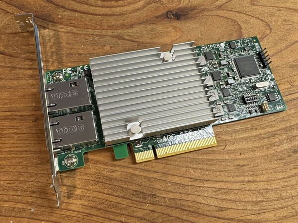 ◆美品送無◆Intel X540-T2 10GBE LAN アダプタ RJ45 SuperMicro OEM フルブラケット AOC-STG-i2T