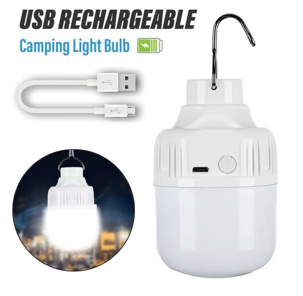 充電式LEDライト ランタン キャンプ 非常用 停電用 2個セット