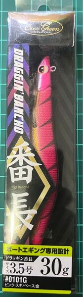 エバーグリーン ドラッギン番長 3.5号/30g #0101G ピンク・スギ/ベース:金
