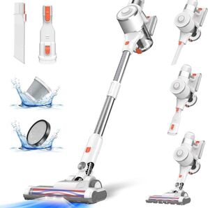 最終特価!!!大人気★強力吸引!コードレス掃除機 30Kpa スティック サイクロン 軽量 壁掛け サイクロン掃除機 コードレス