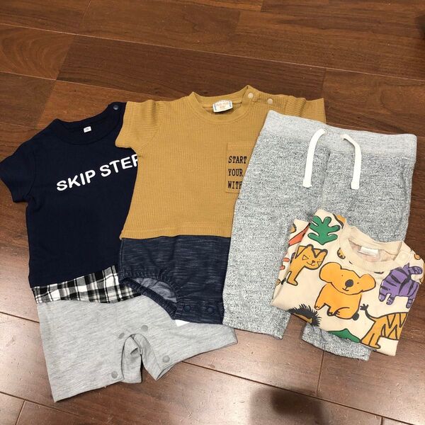 男の子 ロンパース Tシャツ ズボン まとめ売り 70 ベビーギャップ H&M