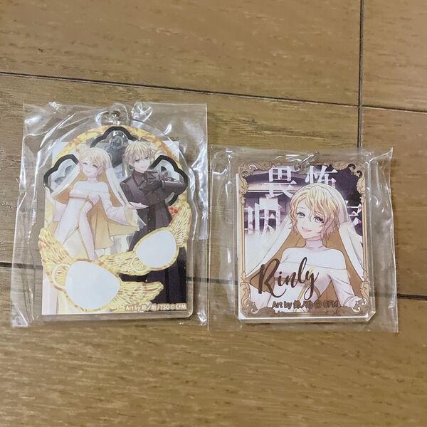 狂気の紅茶会 鏡音リン リンリー オバケン グレン 鏡音レン アクリルキーホルダー キーホルダー