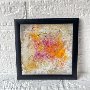 レジン アート インテリア 原画 抽象画