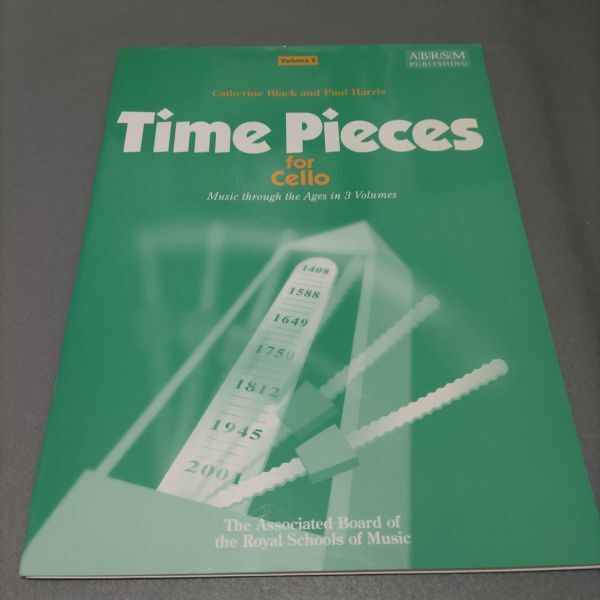 楽譜 チェロ/ピアノ Time Pieces for Cello, Volume 2 ARBSM出版 棚EnA8