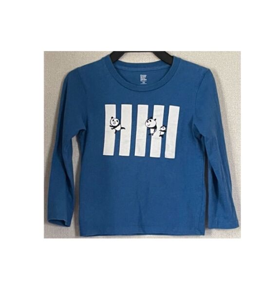デザインTシャツストアグラニフ パンダ 横断歩道 信号機 長袖Tシャツ カットソー プルオーバー