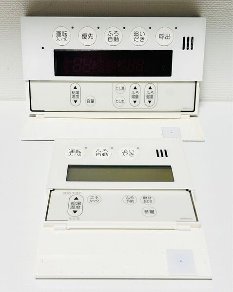 【値下げしました】 NORITZ ノーリツ 給湯器 台所 風呂リモコン RC-9101S RC-9101M-1 美品