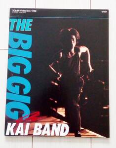 VHD Kai Band The Big Gig ◆ Видео диск ◆