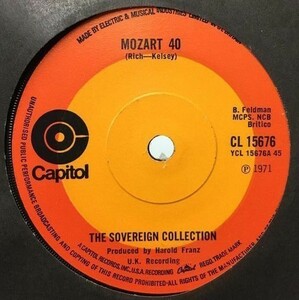 THE SOVEREIGN COLLECTION/MOZART40 シングルレコード