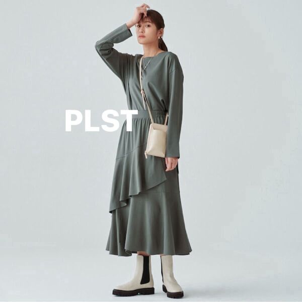 PLST ティアートスカート カットソーセットアップ