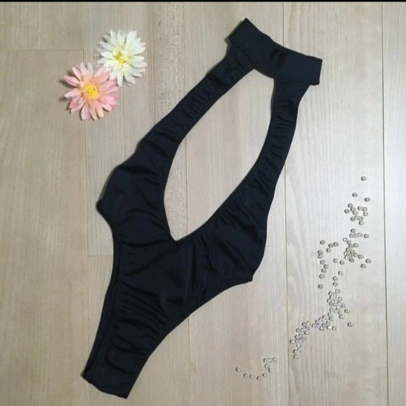ハイネック ワンピース水着 ブラック 衣装 コスチューム