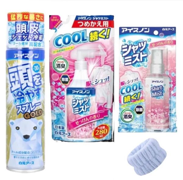 暑さ対策に シャツミストセット