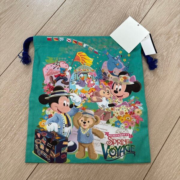 ○TDS ダッフィー スプリングヴォヤッジ2012 巾着○