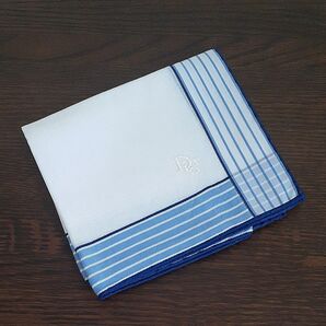 ハンカチ Dior ディオール 白 ホワイト 紳士 巻き縫い