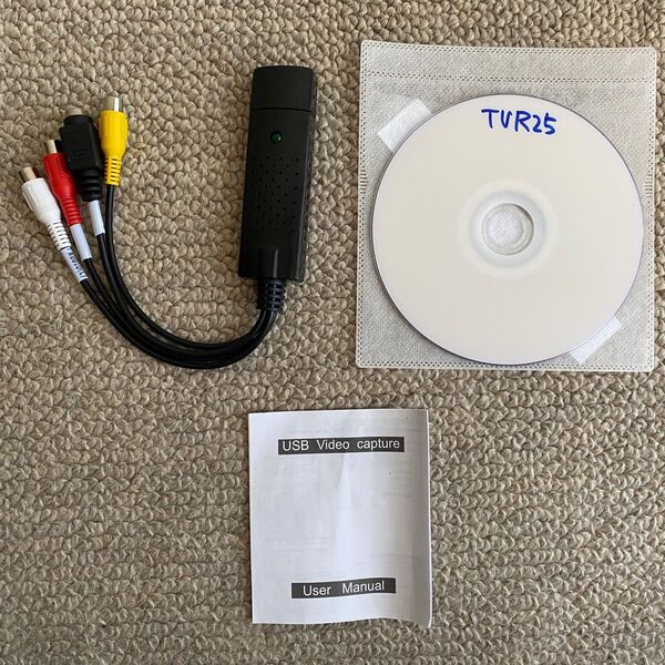 USB ビデオ キャプチャ カード VHS BETA など アナログ出力を取り込みます。DVD EasyCAP