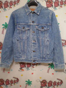 90's Levi's 70506 デニムジャケット size 38R 90年代 USA製 リーバイス Gジャン ジージャン インディゴ Old Vintage 古着 送料520円~