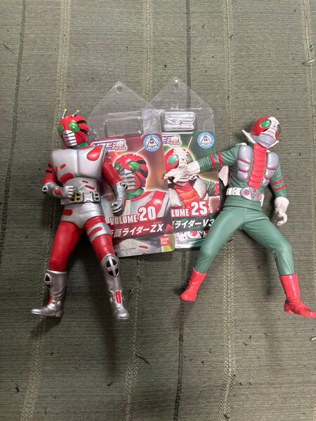 仮面ライダー ソフビ魂 2点