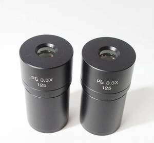 Microscope Japan　品質保証　返品可　Olympus　オリンパス　投影レンズ　PE　3.3X 125 　1個づつのばら売り　中古 