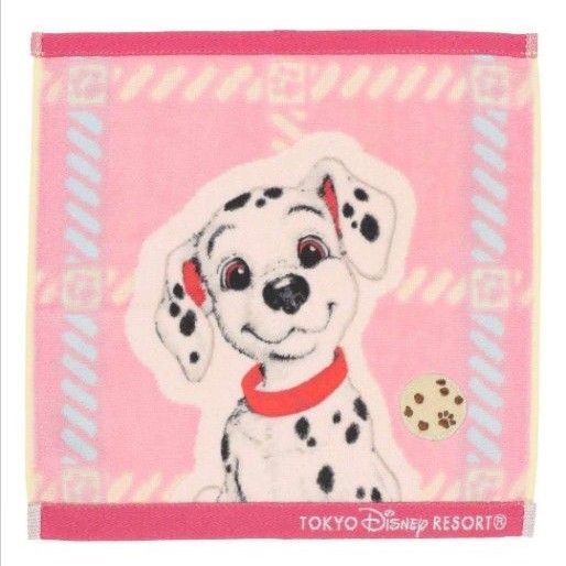 【クーポン発行中♪】101匹わんちゃん ミニタオル 25cmセンチ角 東京ディズニーリゾート限定 クッキー 刺繍 ディズニーランド