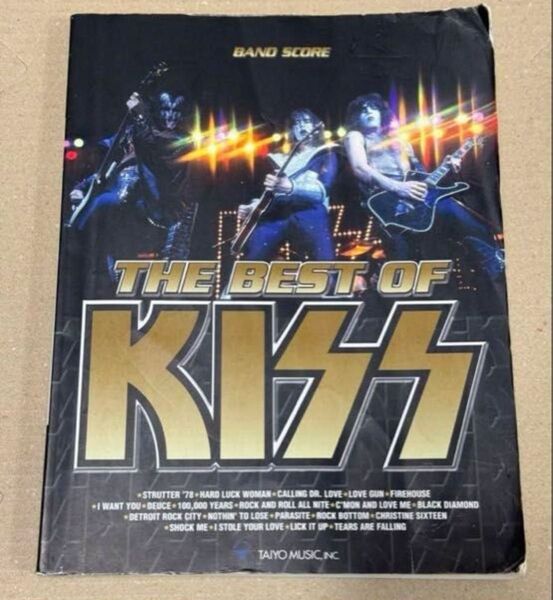 楽譜 BEST OF KISS ベストオブキッス 楽譜 ベスト・オブ・キッス レア 絶版 コレクション